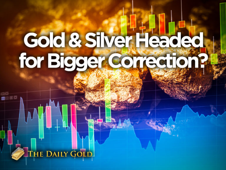 Gold & Silver Headed for Bigger Correction?