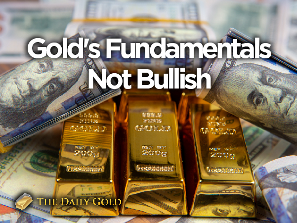 Gold’s Fundamentals Not Bullish