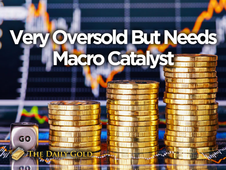 Gold Stocks Very Oversold, But Need Macro Catalyst