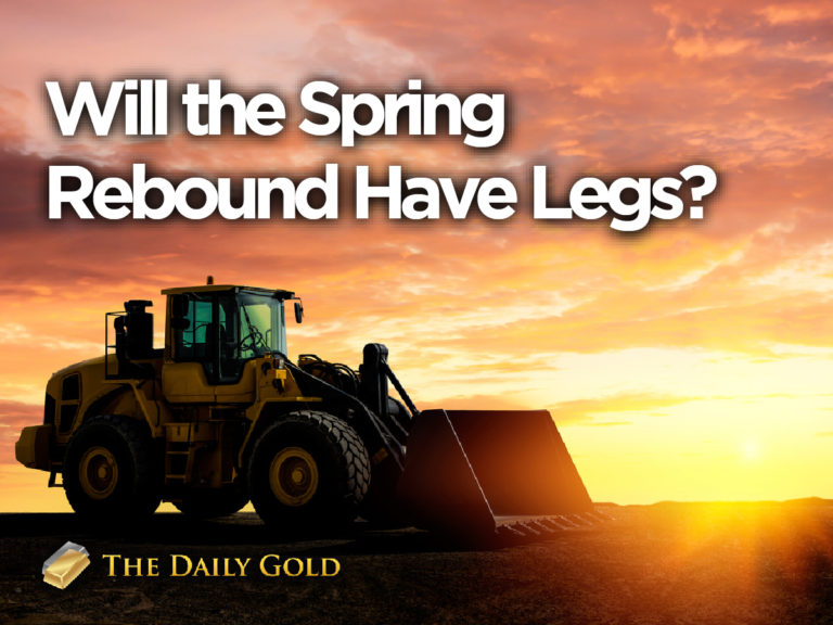 Will the Rebound in Gold Stocks Have Legs?