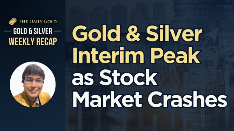 Gold & Silver Interim Peak as Stock Market Crashes
