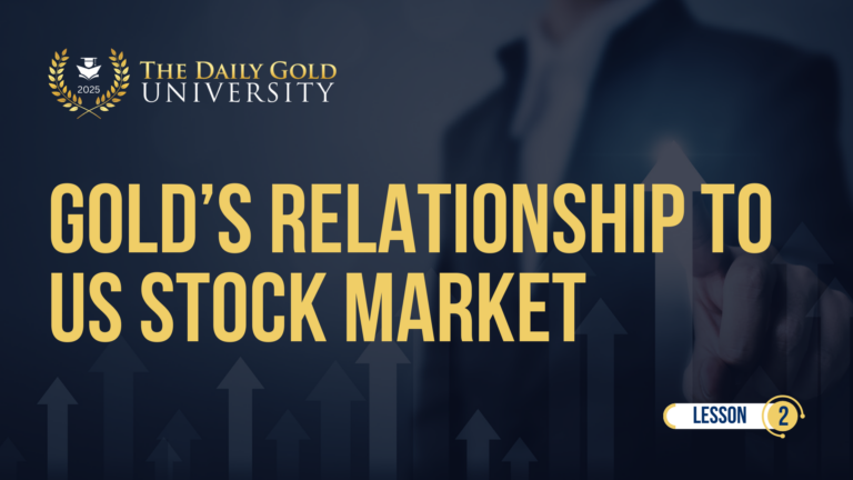 Gold’s Relationship with US Stock Market (Lesson 2)